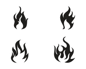 Fire flame vector illustration design
