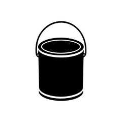 Paint Can Icon Vector in Flat and Clean Isolated Design