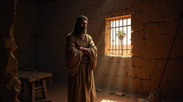 John the Baptist awaiting trial in prison