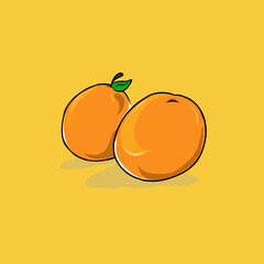 simple fresh fruit vector 