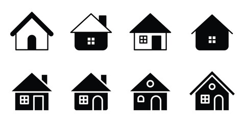 Home icon, house icon, House icon set. Home vector illustration
