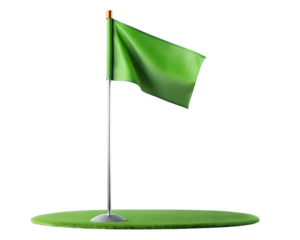 Putting Green Golf Flag