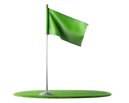 Putting Green Golf Flag