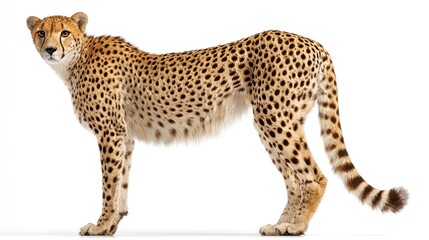 Cheetah standing profile (1)