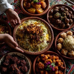 Grilled lamb prepared for Eid al-Adha celebration with traditional spices