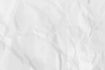 White clean crumpled paper