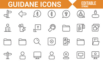 Guidance Icons for File Organization and Information Access
