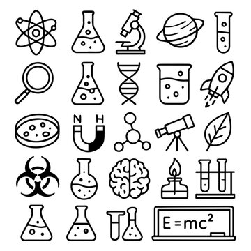 10_Icon Vector Sicence Set