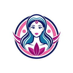 beauty spa logo vector art illustration creative