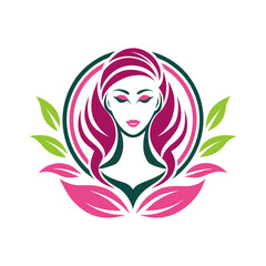 beauty spa logo vector art illustration creative