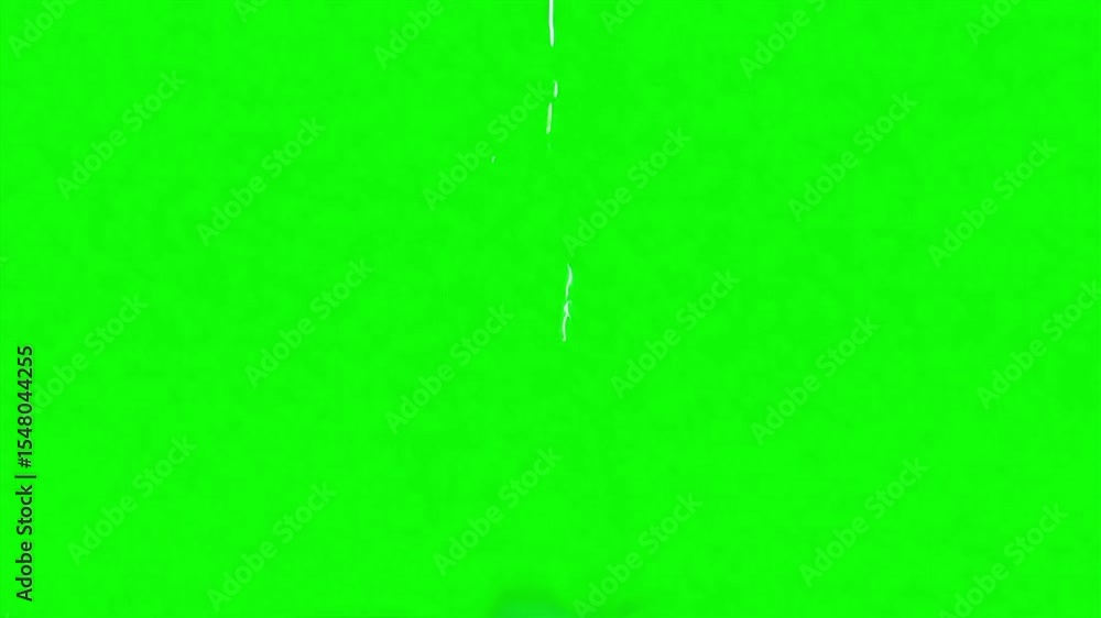 Poster dynamic lightning strikes animation effect on a vibrant green screen background to enhance visuals