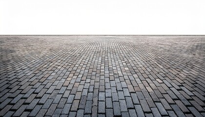 Fototapeta premium pflaster freigestellt auf weissem hintergrund