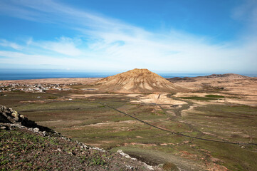 Mount Sagrada de Tindaya, Island Fuerteventura, Canary Islands, Spain, Europe.