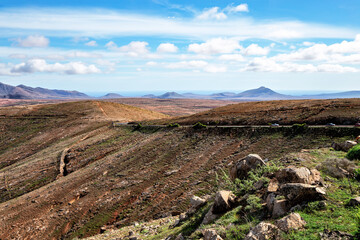 Valle de Santa Ines, Island Fuerteventura, Canary Islands, Spain, Europe.
