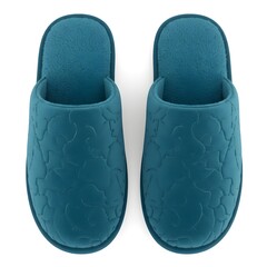 Comfort & Serenity: Experience the ultimate relaxation with these cozy teal slippers. Perfect for unwinding and enjoying moments of peace.