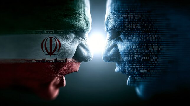 Iran versus Digital Technology Confrontation A Symbolic Image of Geopolitical Conflict and Cybersecurity Threats