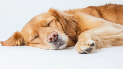 A charming puppy in a serene studio portrait, embodying innocence and pure joy