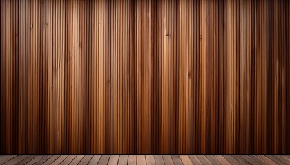 wooden wall made of vertical panels line slats made of wood for a modern interior timber planks for cladding facades or fences material for cladding in construction