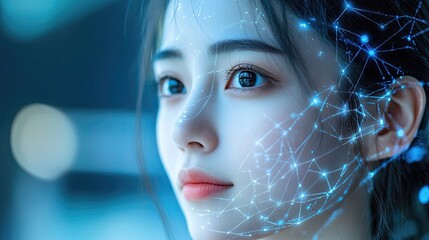 Emotional AI expressing feelings through facial features