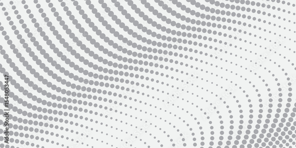 Poster wavy dots lines background. pattern of dotted lines, circles of different scale. futuristic pattern.