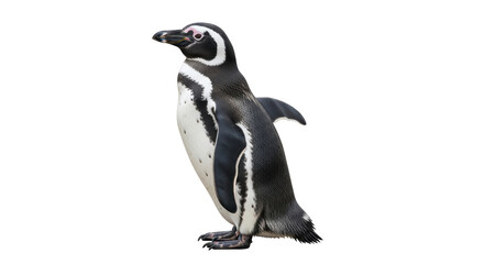 Isolated Magellanic Penguin Standing