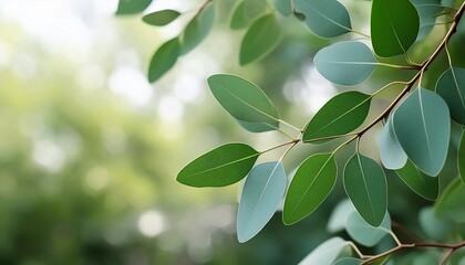 eucalyptus leaves branch eucalyptus tree nature background