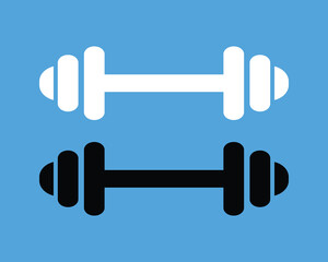 Vintage Fitness Icon Set – Gym Equipment, Workout, Weight Training  Healthy Lifestyle Vector  illustration.