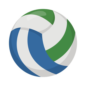 Volleyball Ball Vector Illustration Team Sport and Game