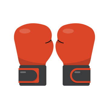 Boxing Gloves Vector Illustration Fight Sport and Training