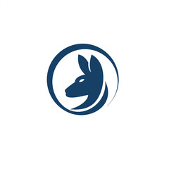 A very elegant kangaroo logo that can be used for any type of company