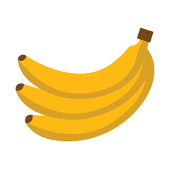 Bananas Fruit Vector Illustration Healthy Food and Snack