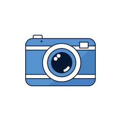 Digital Camera Icon - Photography, Snapshot, and Media Symbol