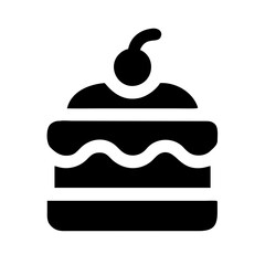 cake icon vector illustration
