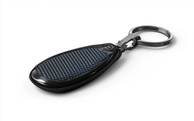 A key fob used for multi-factor authentication, representing a vital tool in safeguarding digital identities. Generative AI.