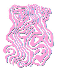 Abstract psychedelic marble liquid acid poster pattern wave background layout banner copy space illustration textile print art