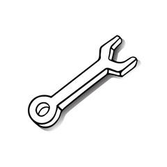 Spanner Hand Drawn Design