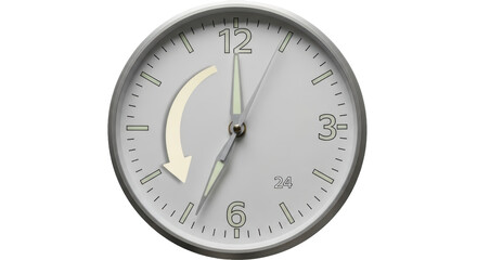 Isolated Wall Clock