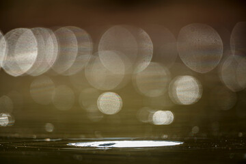 Spark light in water level