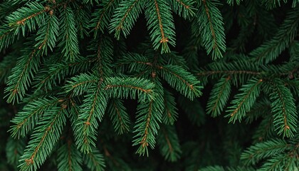 fir tree branches