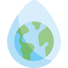 Eco Globe Shaped Water Drop