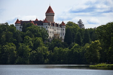Castle Konopiste near Benesov,Central Bohemia,Czech republic
