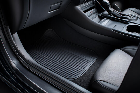 Fototapeta Sleek mat enhances vehicle interior aesthetics and functionality Generative AI