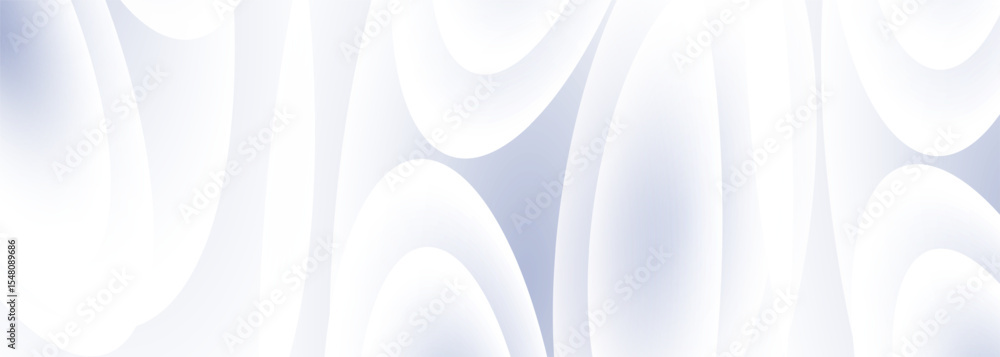 Poster abstract modern white background with circles and circular shapes. gray vector illustration wide ban