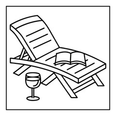 summer coloring pages vector illustration