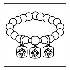 summer coloring pages vector illustration