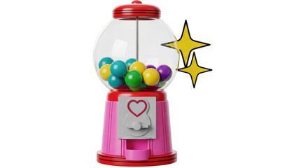 Isolated Gumball Machine
