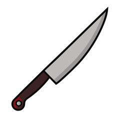 Obraz premium knife isolated on white background