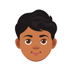 Youthful South Asian Kid Avatar 