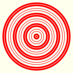 Circle shapes pattern. Circles ornament. Figures background. Simple wallpaper. Linear motif. Geometrical backdrop. Digital paper. Web designing, Textile print. Vector abstract.