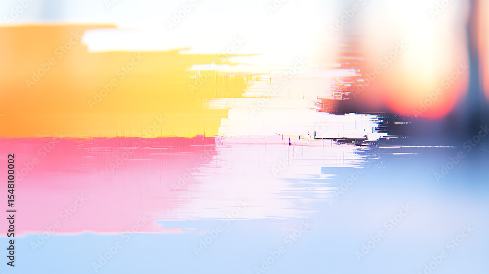 Poster a vibrant abstract background featuring blended colors, creating a soothing visual experience for de